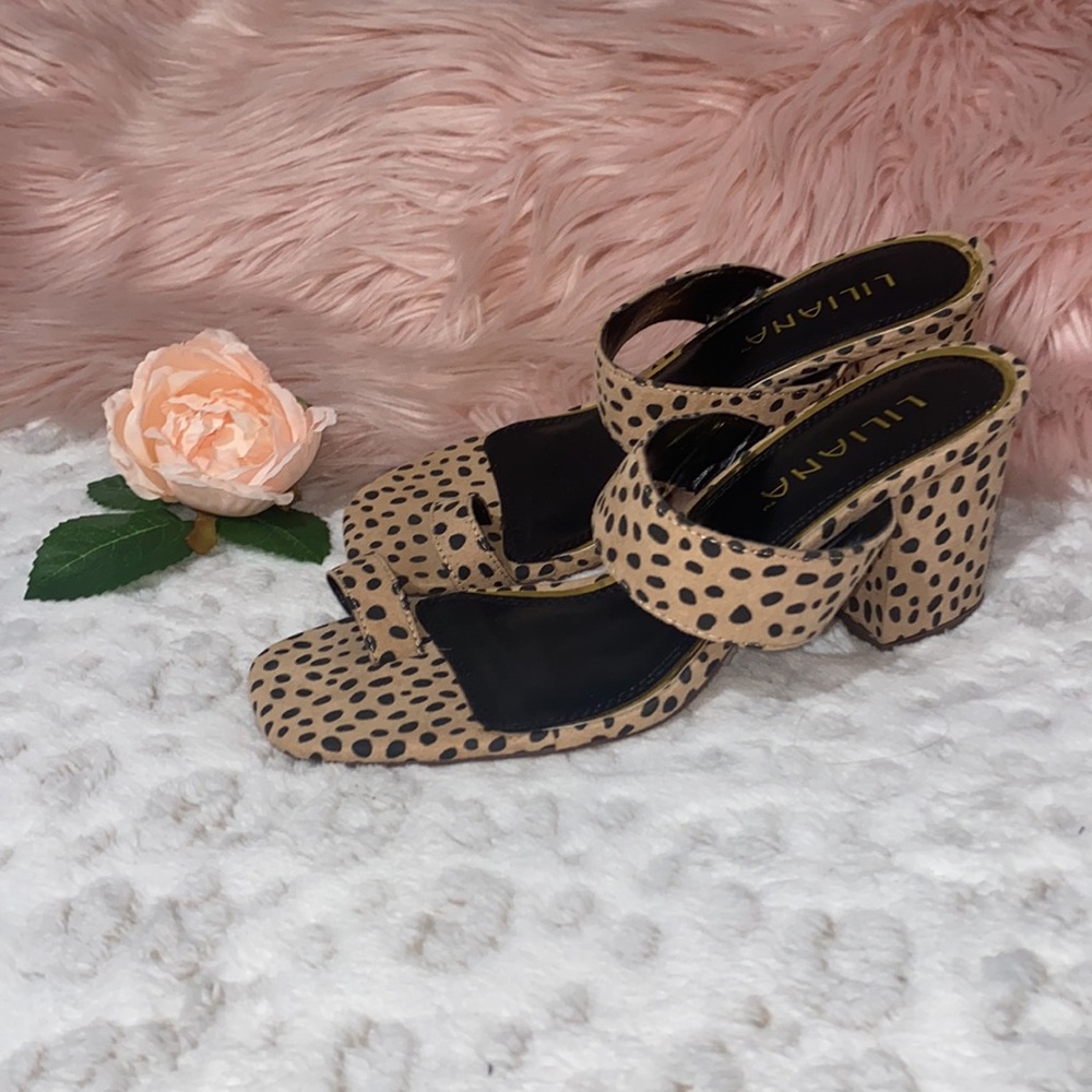 🐆 Cheetah Print Block Heels